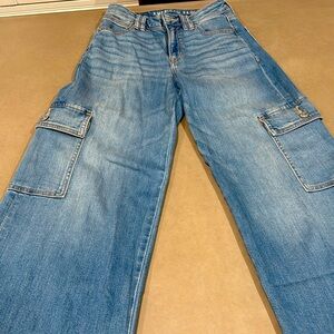 American Eagle Stretch fit 000 Regular cargo jeans